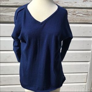 The Limited VNeck Royal Blue Sweater sz Small